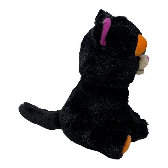 Halloween Feisty Pets Cranky Cathy Plush Black Cat Angry Spooky Stuffed Animal - Picture 9 of 10